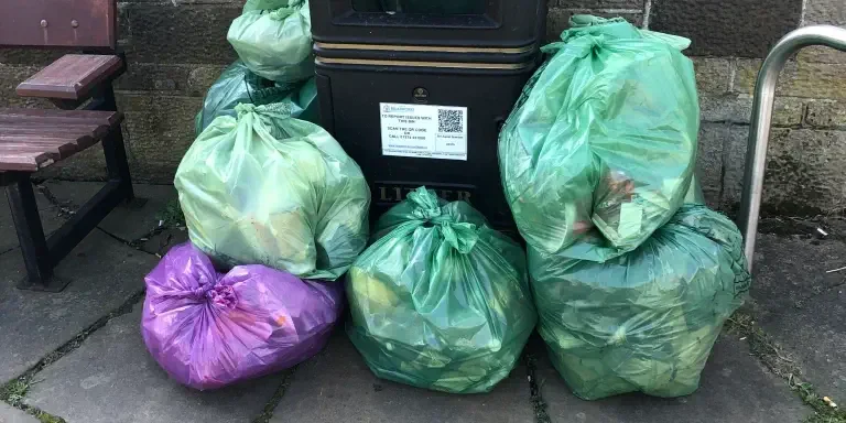 Some of the rubbish collected on 26 March 2022
